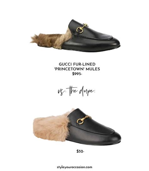 gucci fur mules sizing|fur mules gucci dupe.